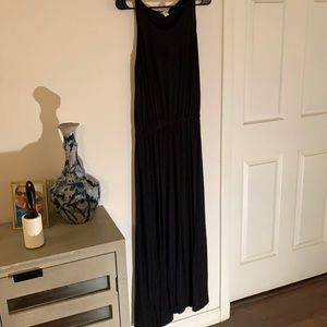 Black maxi dress